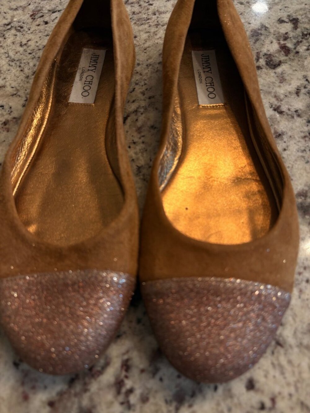 Jimmy Choo Hazel Ballerina Flats 38.5 - Picture 2 of 8